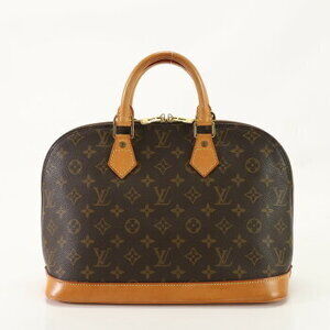 Louis Vuitton Monogram Alma leather handbag tote top handles